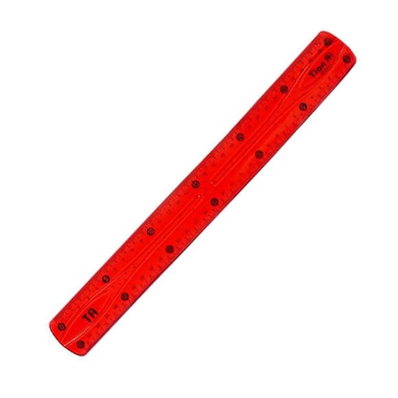 Лінійка неломайка ESA-0031 м'який пластик, 30 см