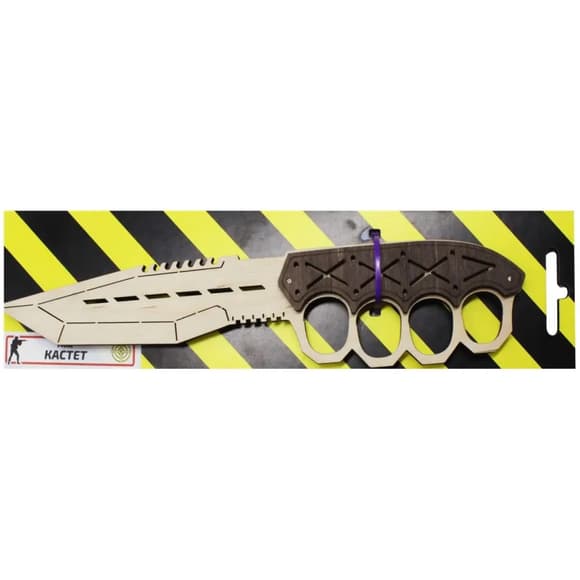 Ніж де рев'яний сувенірний "КАСТЕТ" Сувенір-Декор KNU