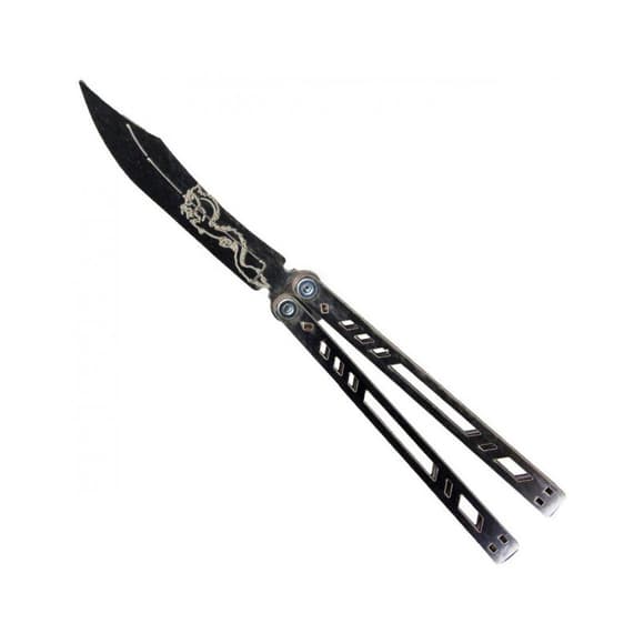 Сувенирный деревянный нож "SO-2 БАБОЧКА CHROME" Сувенир-Декор SO2BALcr