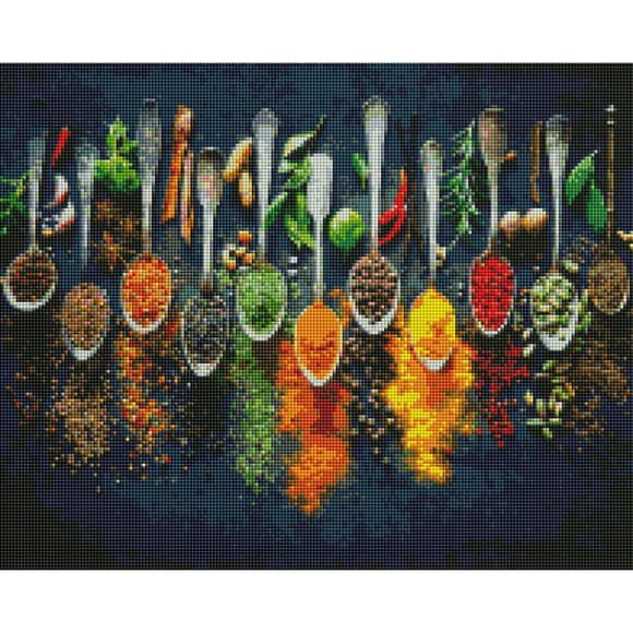 Алмазна мозаїка "Пряні спеції" Brushme DBS1101 40х50 см 