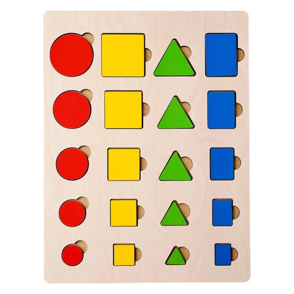 Геометрические вкладыши "Размеры" (ПСД210) PSD210