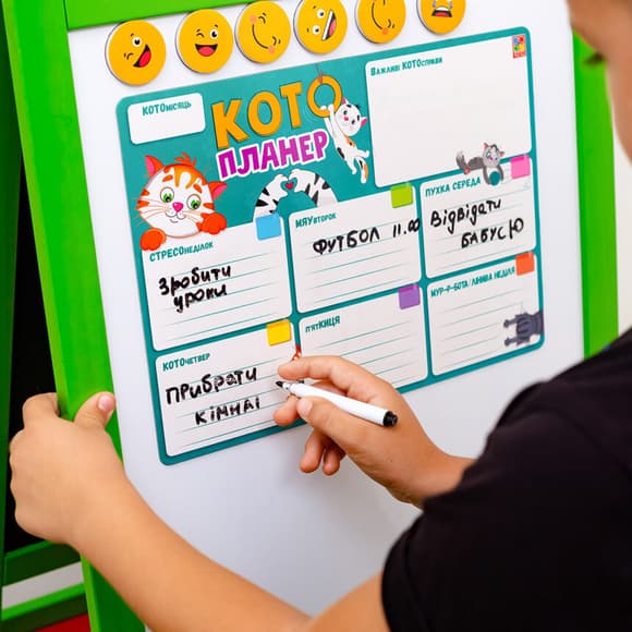 Магнитная доска "Кото-планер" Vladi Toys VT3601-25 Укр