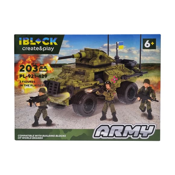 Конструктор Армия IBLOCK PL-921-429, 4 вида