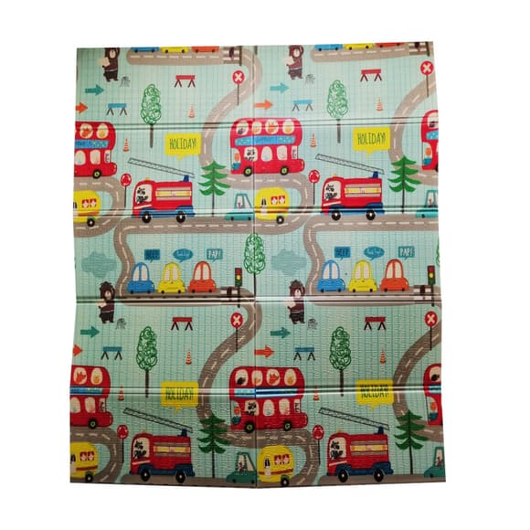 Термокилимок двосторонній Транспорт K6603-1, 180х200 см