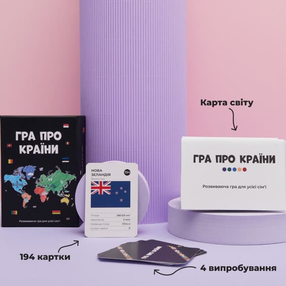 Гра настільна Про країни MemoGames 0003MG 194 країни світу