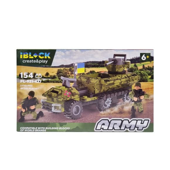 Ко нструктор детский Армия IBLOCK PL-921-427, 4 вида