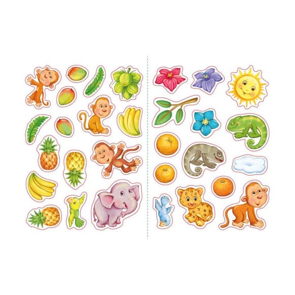 Создай свою историю Обезьянка Ранок 1298016 с наклейками