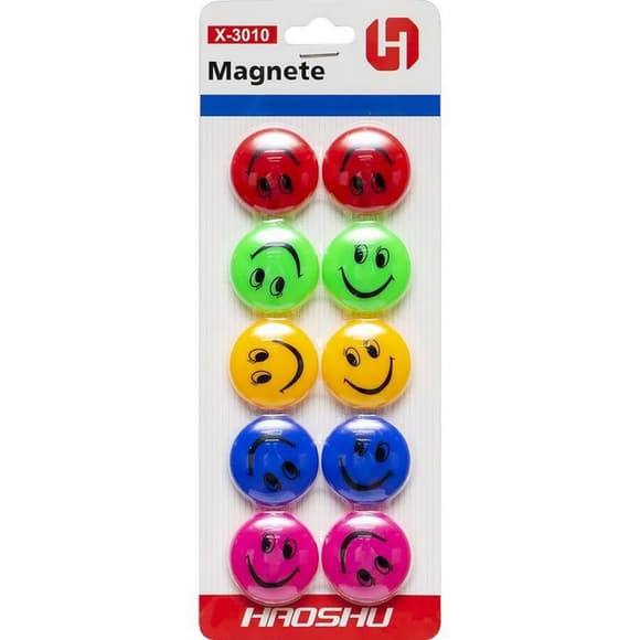 Магніт для дошки "Смайлик" X-3010 D 3 см                                     