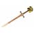Деревянный сувенирный меч «ЧЕРЕП» SK73