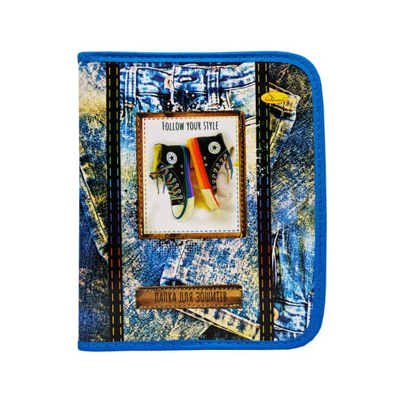 Папка для зошитів В5 Believe in Unicorns ПШ-01-16 на блискавці