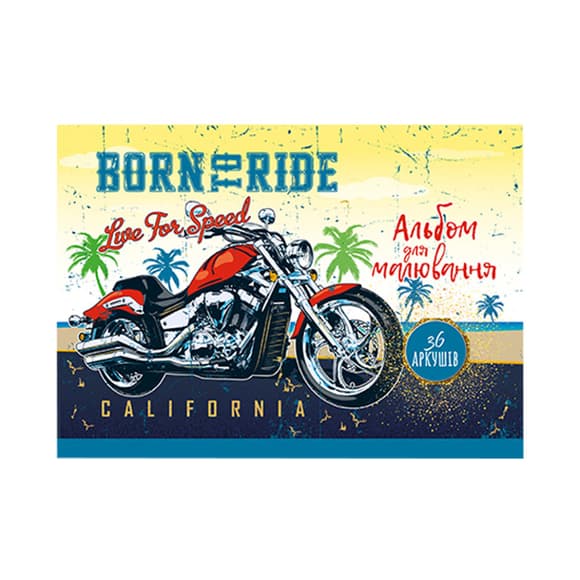 Альбом для рисования на спирали АП-0307, 36 листов