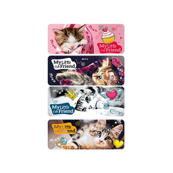 Набір ламінованих закладок для книг АП-0902, 4 шт