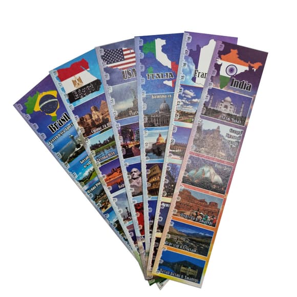 Набір закладок для книг ЗК-01, 6 шт