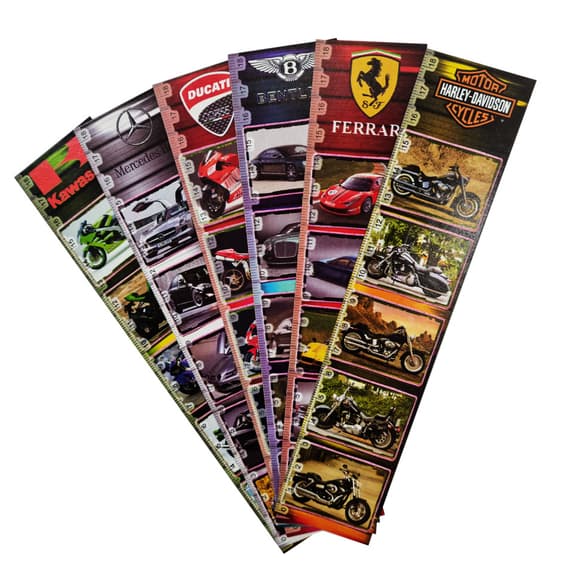 Набір закладок для книг ЗК-01, 6 шт