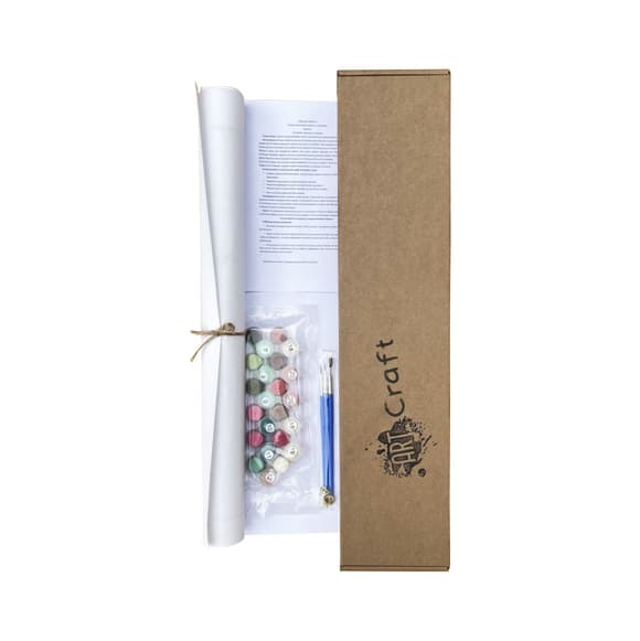 Картина за номерами без підрамника "Колоритна краса" Art Craft  10016-ACNF 40х50 см