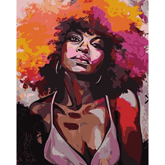 Картина за номерами без підрамника "Колоритна краса" Art Craft  10016-ACNF 40х50 см