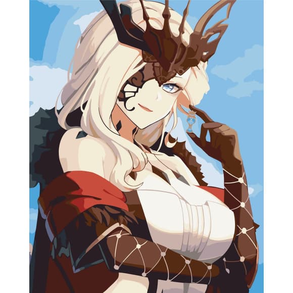 Картина за номерами без підрамника "Синьора" Art Craft  16041-ACNF 40х50 см