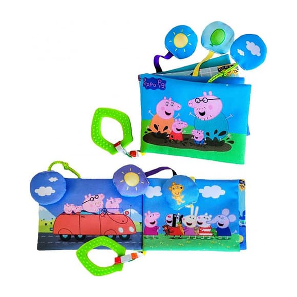 Мягкая книжечка "Свинка Пеппа" МС 080602-04 с прорезывателем