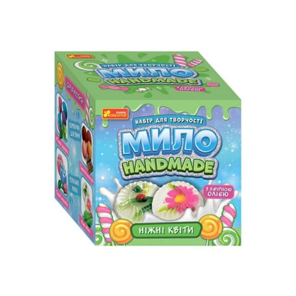 Мыло своими руками "Нежные цветы" 15130046 с эфирным маслом