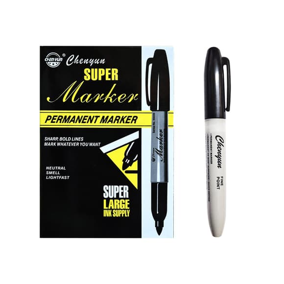 Маркер перманентный 99000 Chenyun черный