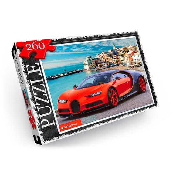 Пазлы детские "Бугатти" C260-12-16, 260 элементов
