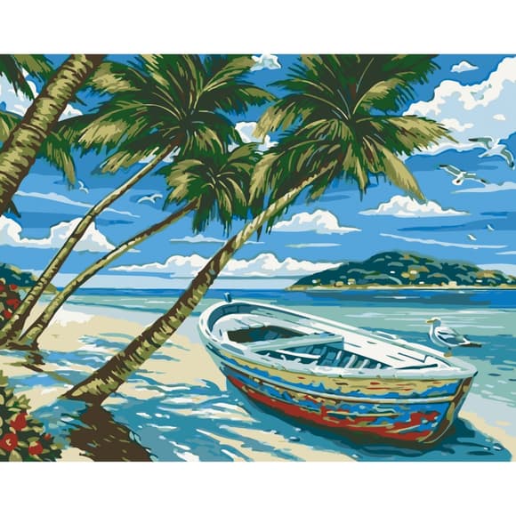 Картина за номерами "Відпочинок мрії" Art Craft 40х50 см 10583-AC