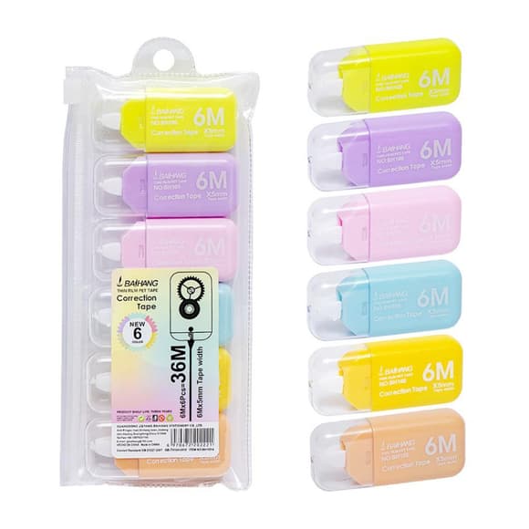 Набір стрічкових коректорів 6шт по 6 метрів ВН105-6 