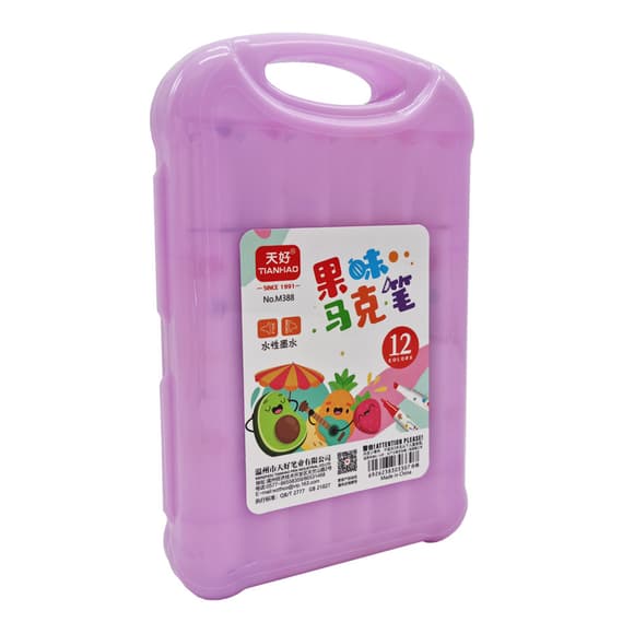 Набор фломастеров 12 цветов M388-12 ароматизированные