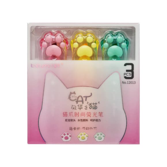 Набір фломастерів "Котяча лапка" 12013-H 3 кольори