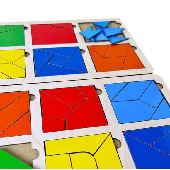 Розвиваючі дитячі Квадрати Нікітіна Ubumblebees (ПСД207) PSD207, 3 рівень