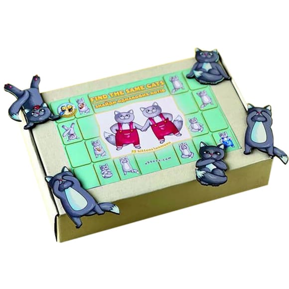 Настольная игра "Найди одинаковых кошек" Ubumblebees (ПСД217) PSD217 на внимание