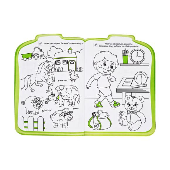 Развивающая раскраска рюкзачок "Играем, русуем, думаем" РМ-07-06 с плакатом