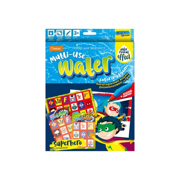 Набор для творчества НТ-13 многократная водная раскраска и игра