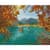 Алмазна мозаїка "Прогулянка гірським озером" DBS1017 Brushme 40х50 см