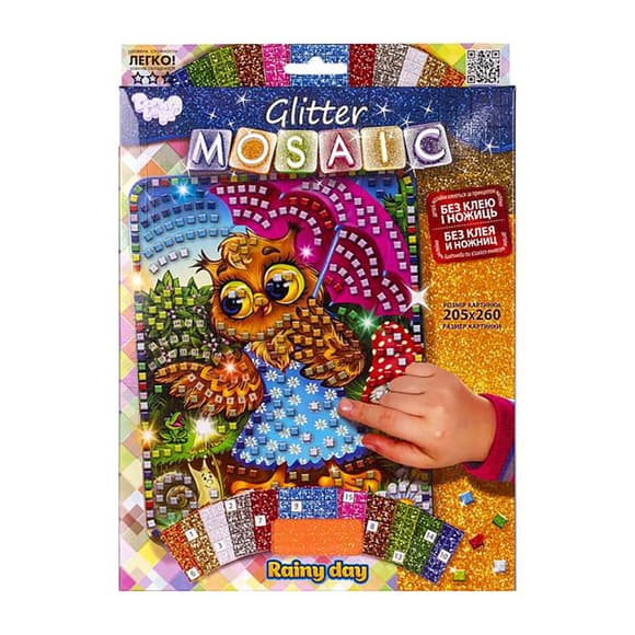Креативное творчество "Glitter Mosaic Rainy day" БМ-03-10 блестящая мозаика