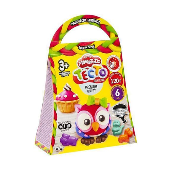 Набір креативної творчості "Master Do" TMD-04-01…06, 6 кольорів тіста