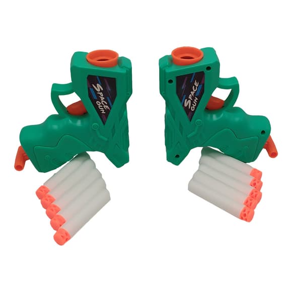 Воздушный тир 3362 светящийся в темноте, мягкие пули