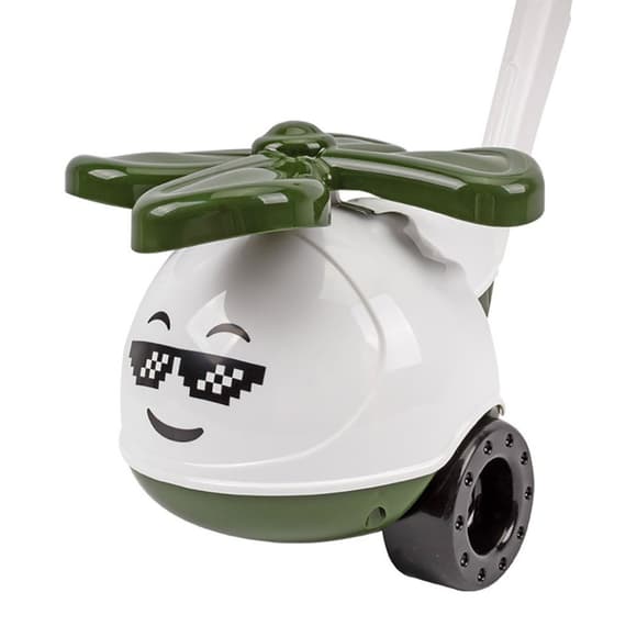 Детская игрушка-каталка Вертолет 9420TXK в сетке 