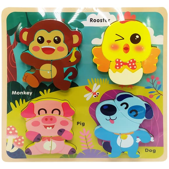 Дерев'яні пазли-вкладиші 58570