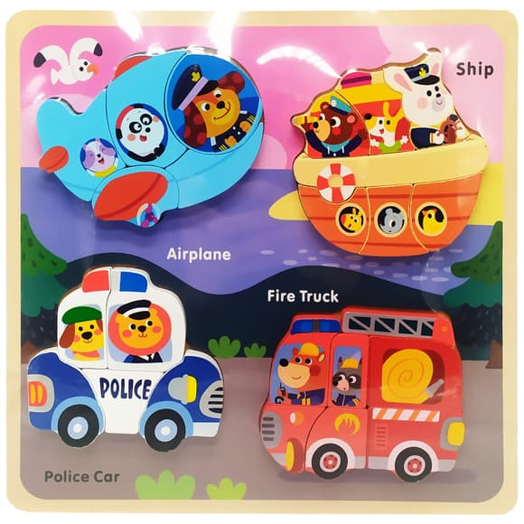 Деревянные пазлы-вкладыши 58570