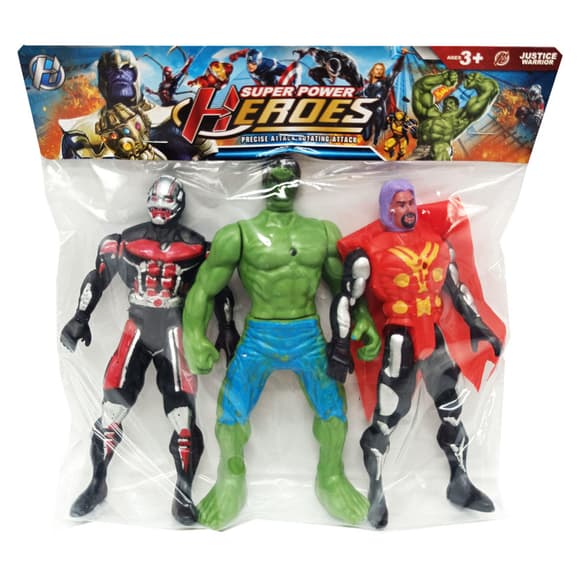 Набор героев "Марвел" 033A подсветка