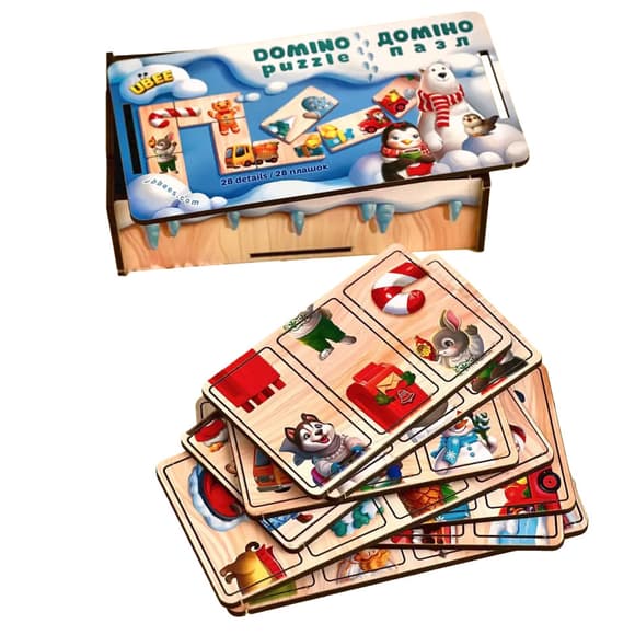 Настільна гра "Доміно-пазл" (ПСД240) PSD240, 28 плашок