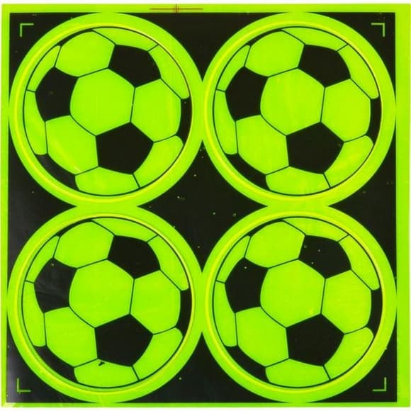Наклейка світловідбиваюча "М'я ч" 128-CIT 4 штуки