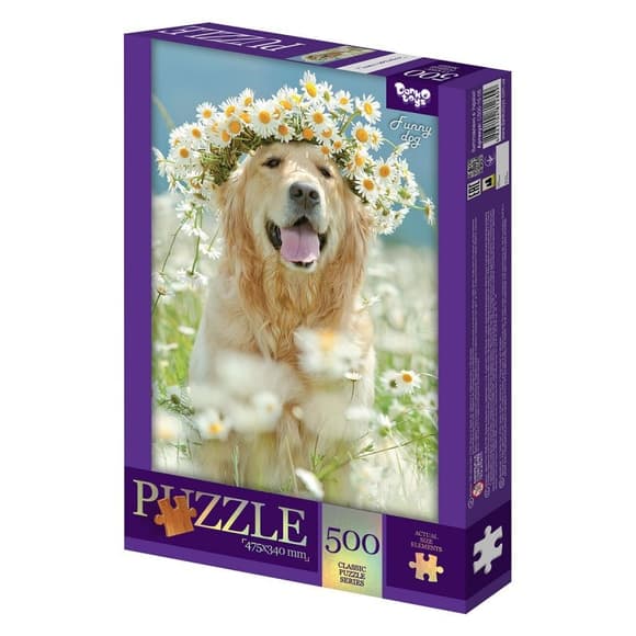 Пазли класичні "Funny dog" C500-15-12, 500 елементів