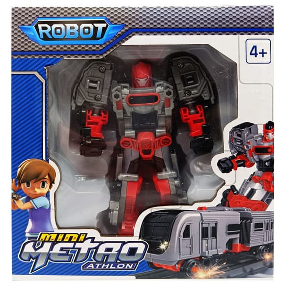 Машинка-трансформер "Tobot 2 в 1" 525-1(Blue-1) пластик