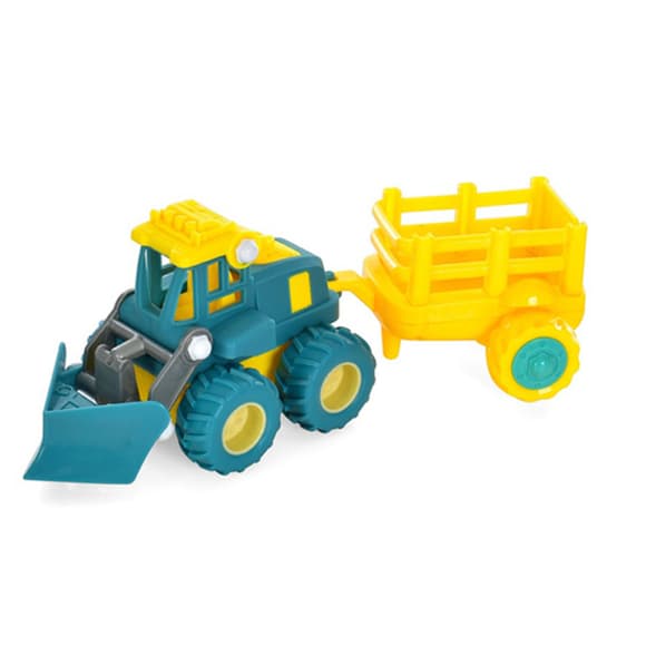 Дитяча машинка інерційна "Будівельна" 2018-55 з причепом 