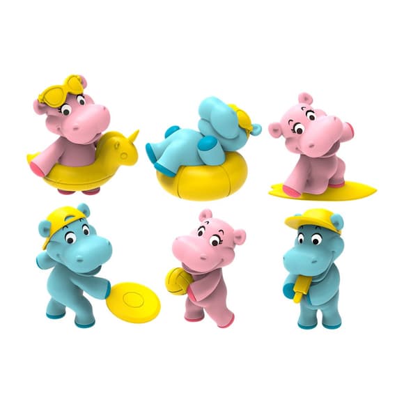 Ароматная бомбочка для ванны с игрушкой "БЕГЕМОТИКИ" Inkee 43417