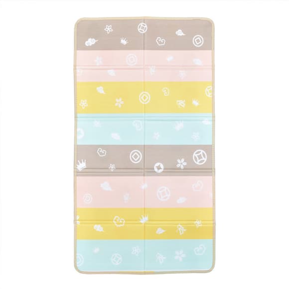 Дитячий Термокилимок двосторонній складний (Кольорові кола) El Camino ME 1135, 180х100х1 см