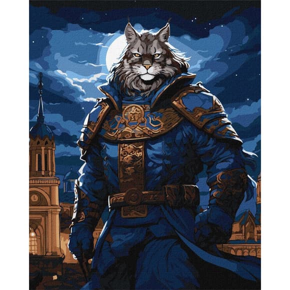 Картина за номерами "Пильний погляд" ©zubenko.oleksii KHO6573, 40х50см 