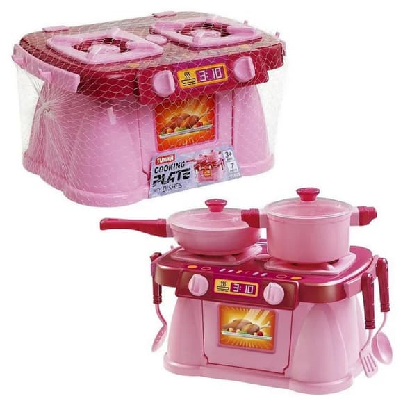 Ігровий набір Кухонна плита "Cooking Plate with Dishes" 71825, 7 предметів